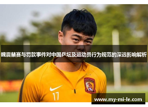 魏震禁赛与罚款事件对中国乒坛及运动员行为规范的深远影响解析
